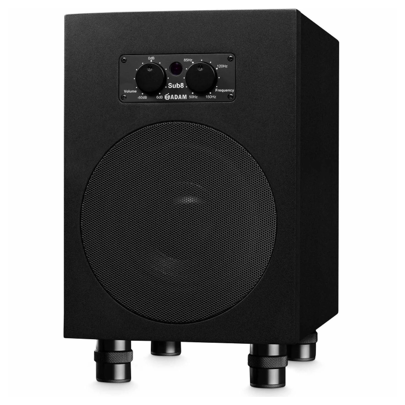 ADAM Audio SUB8 - subwoofer aktywny - 1 - Niskotonowe studyjne - Sub8 zawiera wyśmienity głośnik niskotonowy o średnicy 8", wraz