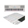 Keyboard Yamaha EZ-310 + naklejki z literową nazwą dźwięku