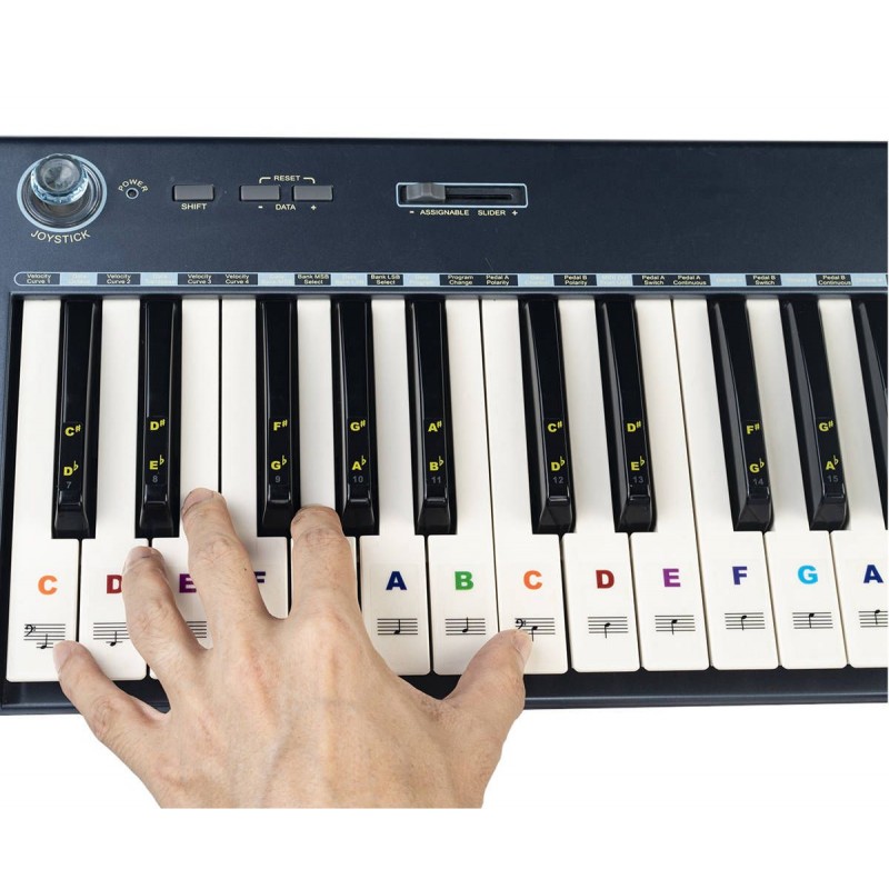 Keyboard Yamaha EZ-310 + naklejki z literową nazwą dźwięku