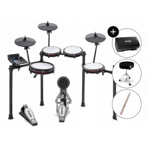 Perkusja elektroniczna Alesis Nitro Max + odsłuch + kabel + pałki + stołek