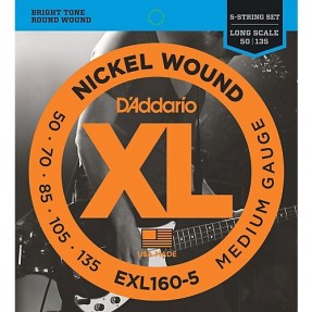 D`ADDARIO EXL160-5 - struny basowe