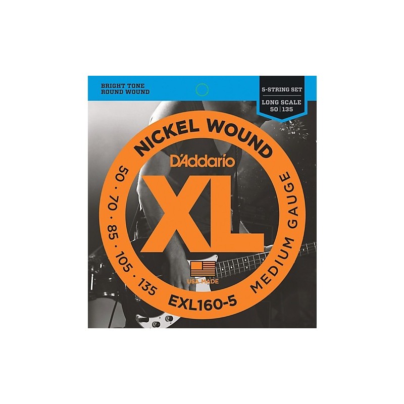 D`ADDARIO EXL160-5 - struny basowe