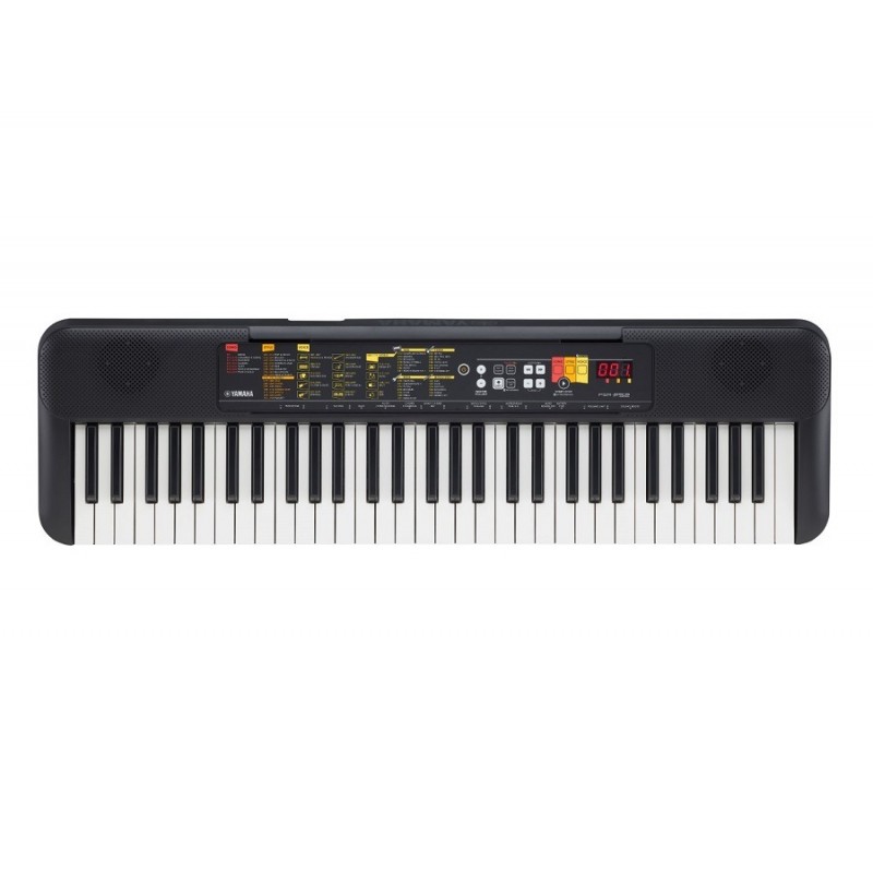 Keyboard Yamaha PSR-F52 + naklejki z literową nazwą dźwięku