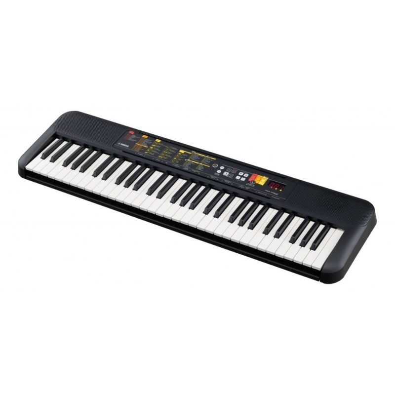 Keyboard Yamaha PSR-F52 + naklejki z literową nazwą dźwięku