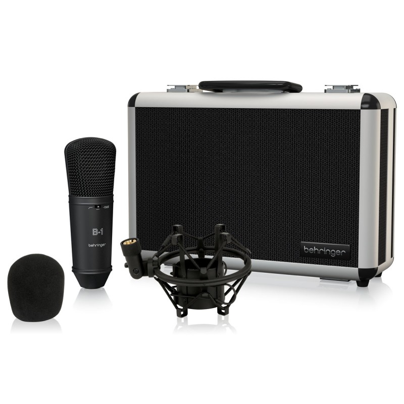 Behringer B-1 DARK EDITION Mikrofon pojemnościowy - 1 - Mikrofony pojemnościowe - B-1 DARK EDITION - mikrofon pojemnościowy czar
