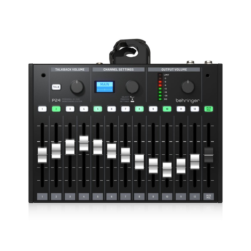 Behringer P24 Cyfrowy mikser osobisty StageConnect - 3 - Miksery cyfrowe - P24 - 13-kanał. cyfrowy mikser osobistego systemu ods