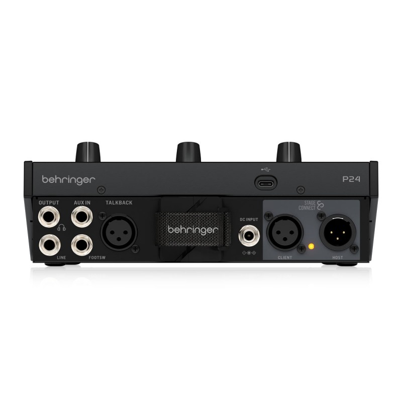 Behringer P24 Cyfrowy mikser osobisty StageConnect - 4 - Miksery cyfrowe - P24 - 13-kanał. cyfrowy mikser osobistego systemu ods