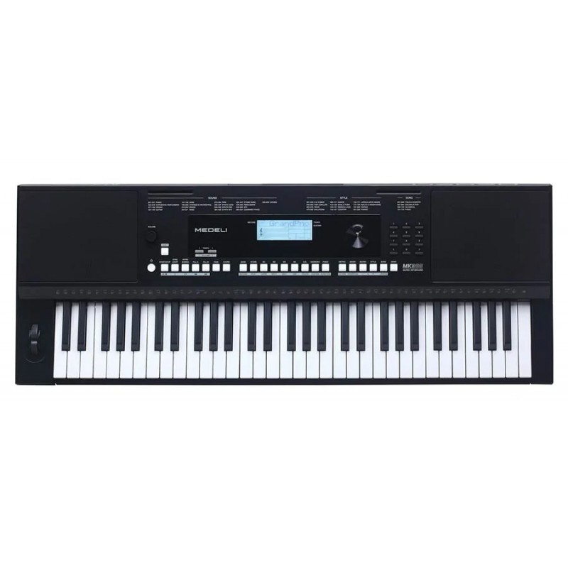 Medeli MK 300 - keyboard z dynamiczną klawiaturą, 5 oktaw - 1 - Keyboardy - Medeli MK-300 to zaawansowany keyboard serii Milleni