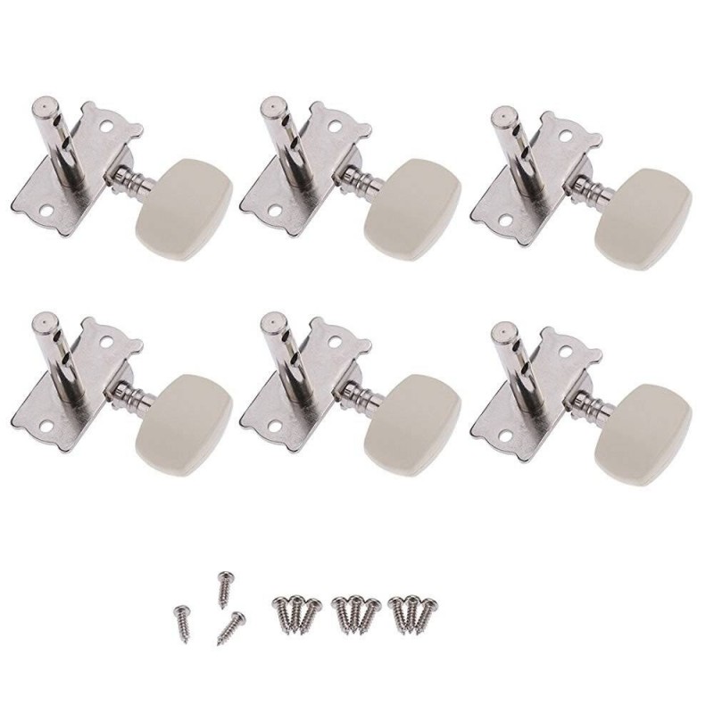 Kera Audio FTSK-3R3L/WH - Klucze do gitary akustycznej