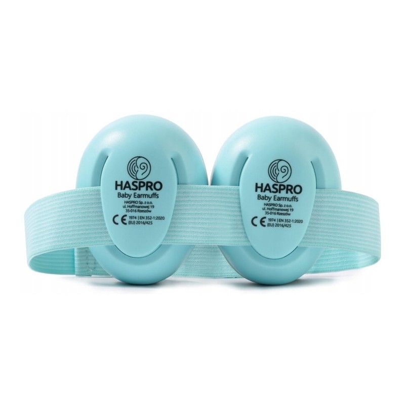 Haspro Baby Earmuffs MINT - Nauszniki ochronne dla niemowląt i małych dzieci - 2 - Zatyczki do uszu - Haspro Baby Earmuffs Boy 0