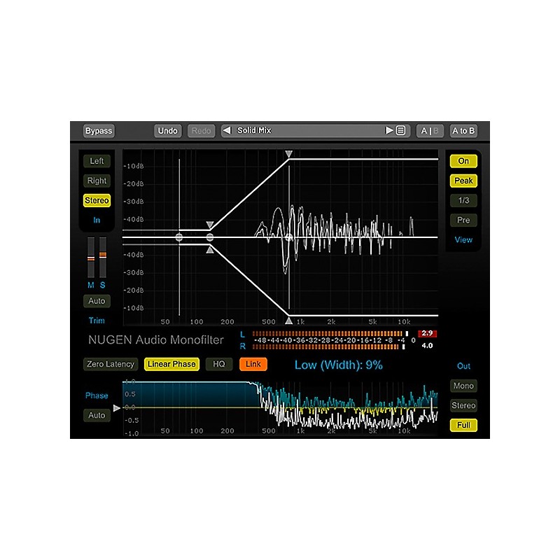 NUGEN Audio Monofilter  Monofilter 4 UPG - Upgrade z Monofilter do Monofilter 4 (do pobrania)