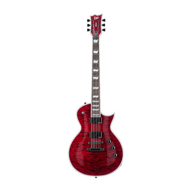 LTD EC-1000 QM See Thru BLK Cherry Fluence - Gitara elektryczna