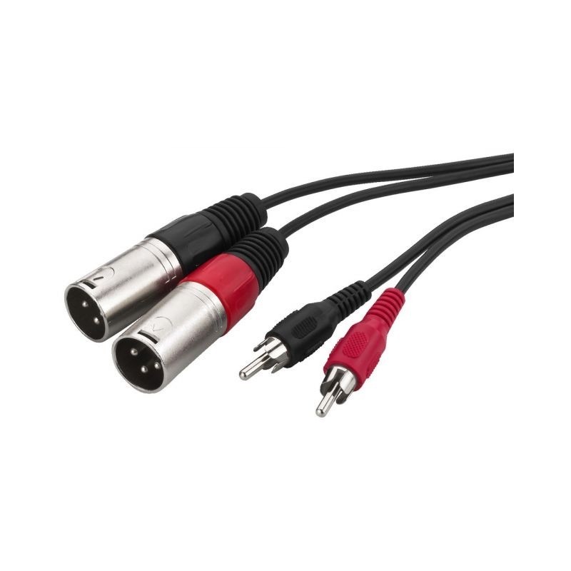 Monacor MCA-127P - Kabel połączeniowy audio 1m