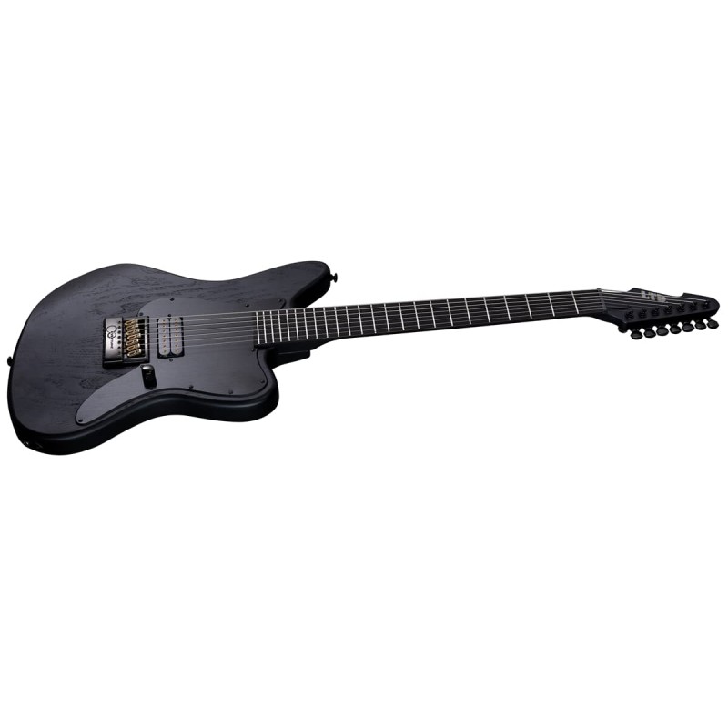 LTD Alex Wade AW-XJ7 Baritone Evertune Black Open Grain Satin - Gitara elektryczna