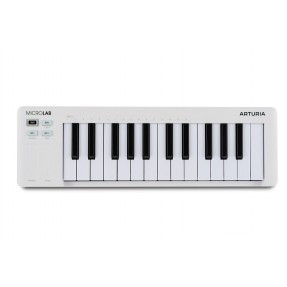 Arturia MicroLab mk3 White ultrakompaktowy kontroler MIDI - 1 - Klawiatury sterujące - MicroLab mk3 Whiteto ultra-kompaktowy kon