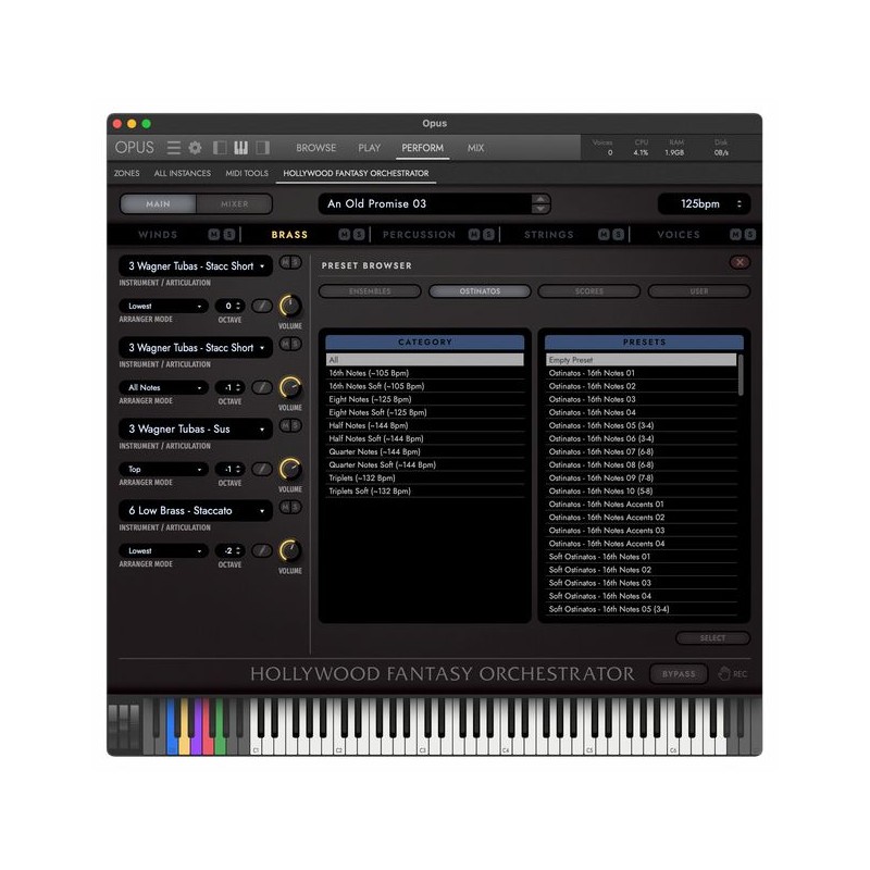 EastWest Sounds Hollywood Fantasy Orchestrator - Narzędzie punktacji dla bibliotek Hollywood Fantasy Orchestra (do pobrania)