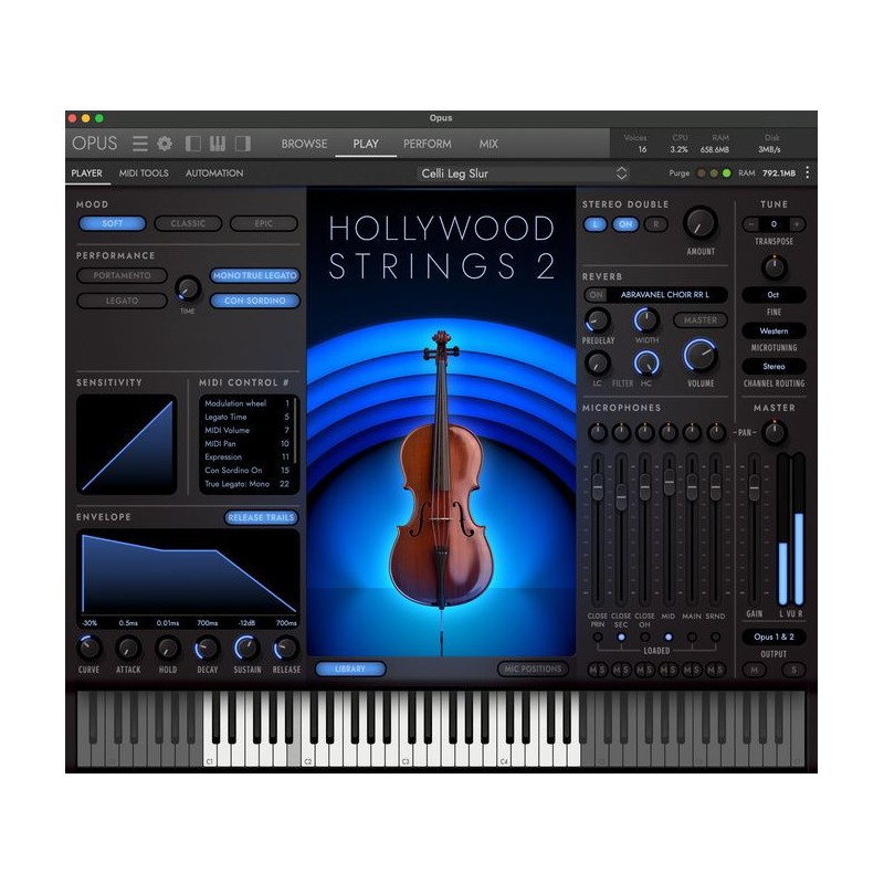EastWest Sounds Hollywood Strings 2 - Wirtualna orkiestra smyczkowa (do pobrania)