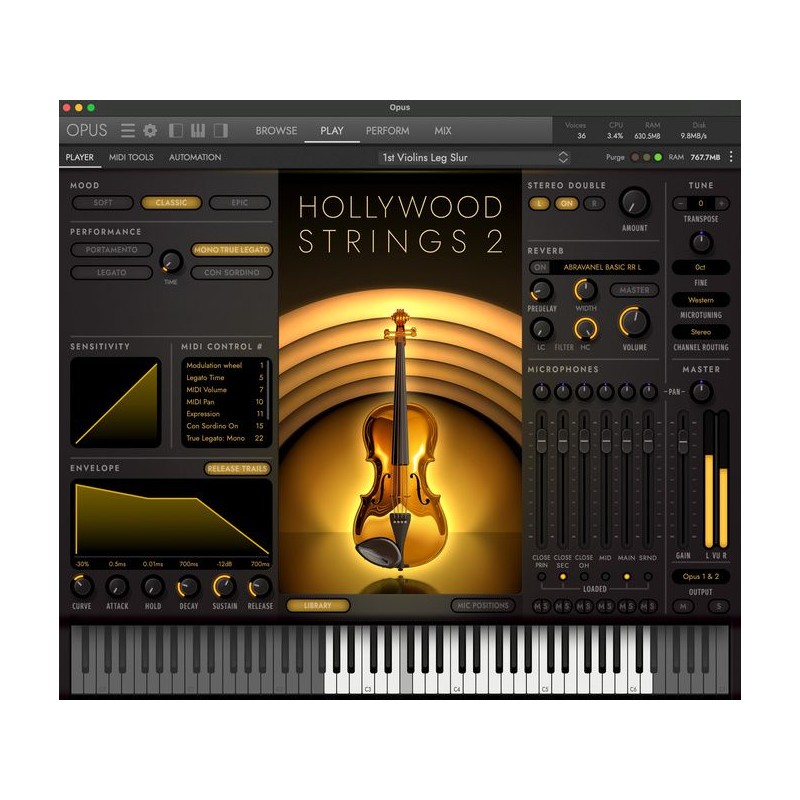 EastWest Sounds Hollywood Strings 2 - Wirtualna orkiestra smyczkowa (do pobrania)