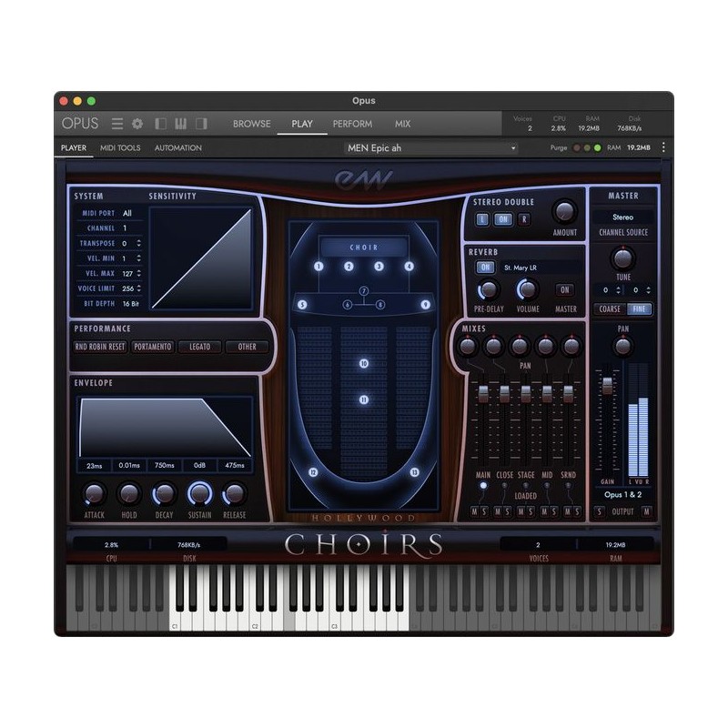 EastWest Sounds Hollywood Choirs Diamond - Wirtualny chór (do pobrania)