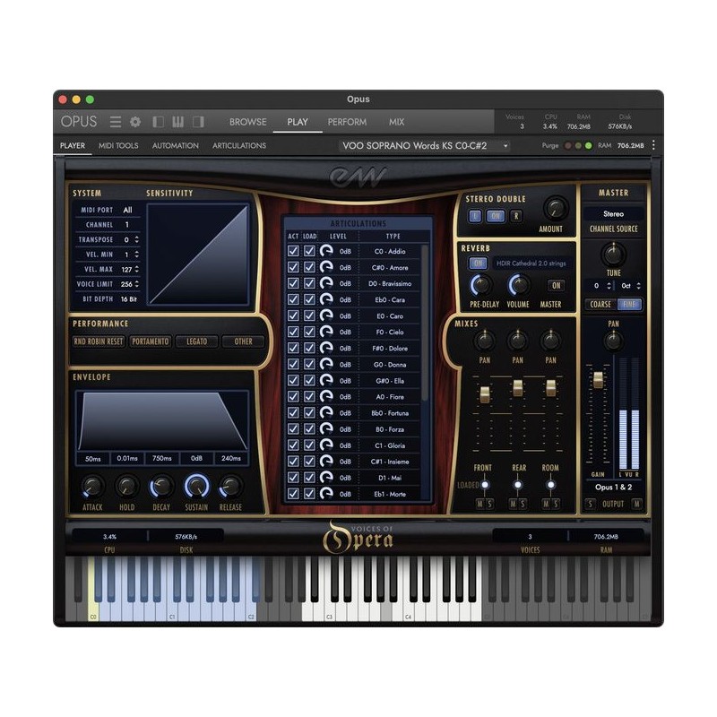 EastWest Sounds Voices Of Opera - Wirtualny instrument wokalny (do pobrania)