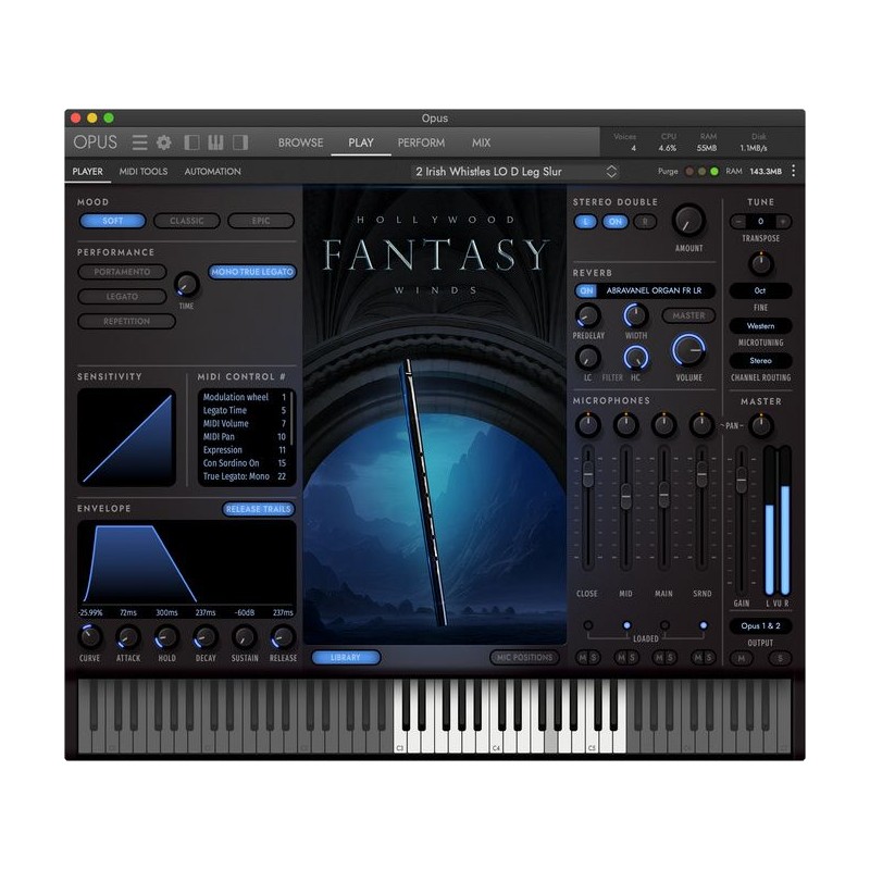 EastWest Sounds Hollywood Fantasy Winds - Wirtualny zespół instrumentów dętych drewnianych (do pobrania)