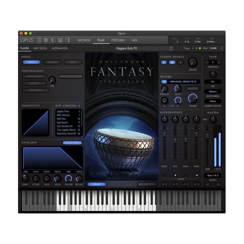 EastWest Sounds Hollywood Fantasy Percussion - Wirtualny zespół perkusyjny (do pobrania)