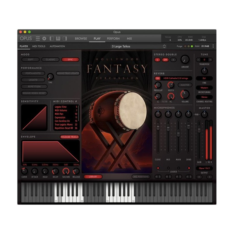 EastWest Sounds Hollywood Fantasy Percussion - Wirtualny zespół perkusyjny (do pobrania)