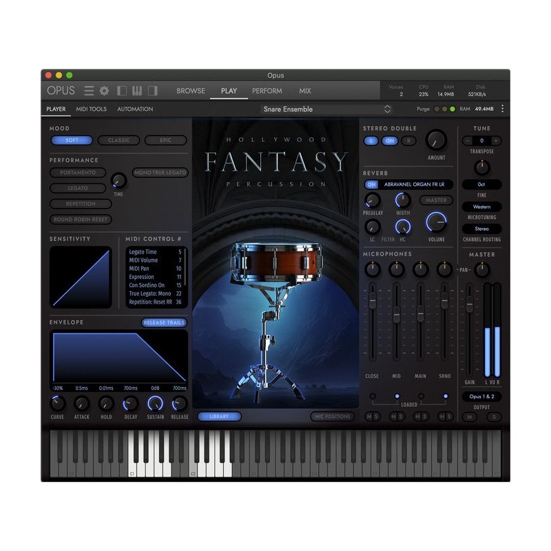 EastWest Sounds Hollywood Fantasy Percussion - Wirtualny zespół perkusyjny (do pobrania)