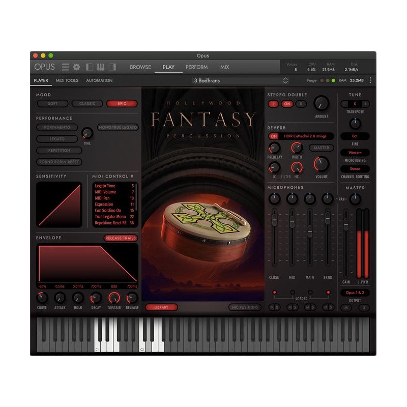 EastWest Sounds Hollywood Fantasy Percussion - Wirtualny zespół perkusyjny (do pobrania)