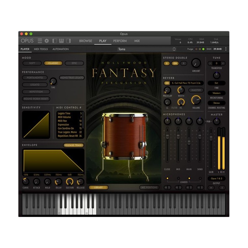 EastWest Sounds Hollywood Fantasy Percussion - Wirtualny zespół perkusyjny (do pobrania)