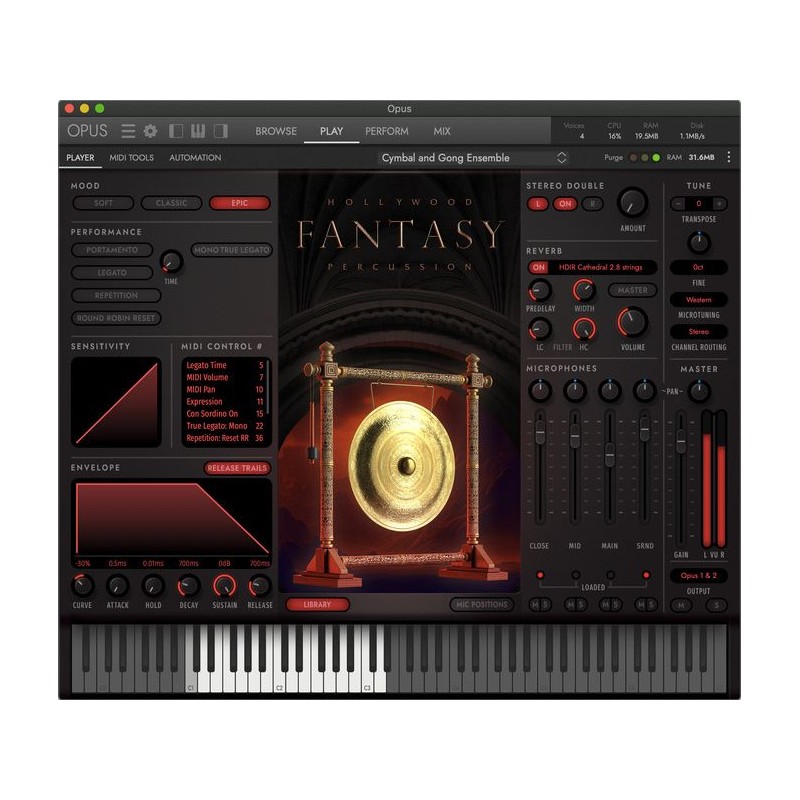 EastWest Sounds Hollywood Fantasy Percussion - Wirtualny zespół perkusyjny (do pobrania)