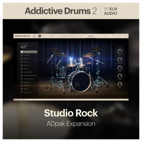 XLN Audio Addictive Drums 2: Studio Rock ADpak - Rozszerzenie do wtyczki (do pobrania)