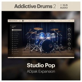 XLN Audio Addictive Drums 2: Studio Pop ADpak - Rozszerzenie do wtyczki (do pobrania)