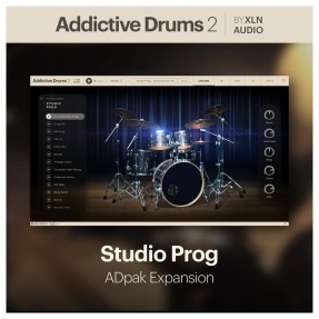 XLN Audio Addictive Drums 2: Studio Prog ADpak - Rozszerzenie do wtyczki (do pobrania)