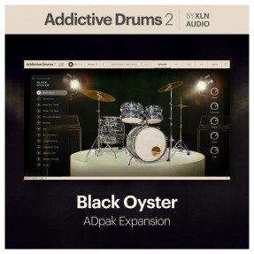 XLN Audio Addictive Drums 2: Black Oyster ADpak - Rozszerzenie do wtyczki (do pobrania)