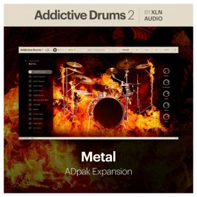 XLN Audio Addictive Drums 2: Metal ADpak - Rozszerzenie do wtyczki (do pobrania)