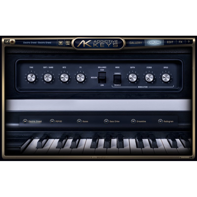 XLN Audio AK: Electric Grand - Wirtualny instrument (do pobrania)