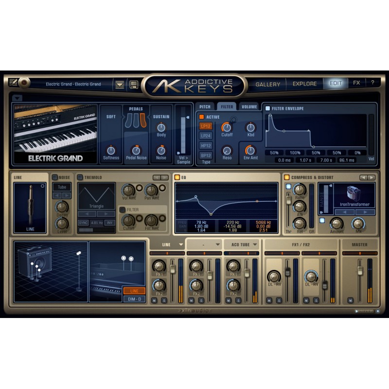 XLN Audio AK: Electric Grand - Wirtualny instrument (do pobrania)