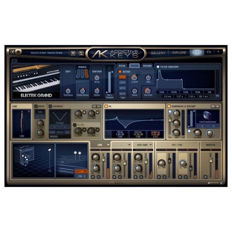 XLN Audio AK: Studio Grand - Wirtualny instrument (do pobrania)