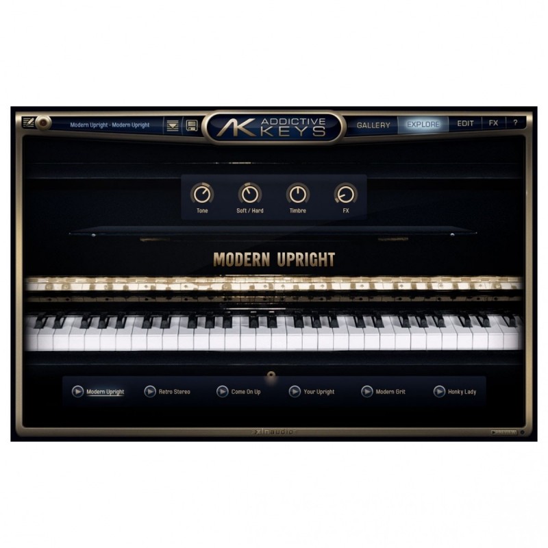 XLN Audio AK: Modern Upright - Wirtualny instrument (do pobrania)