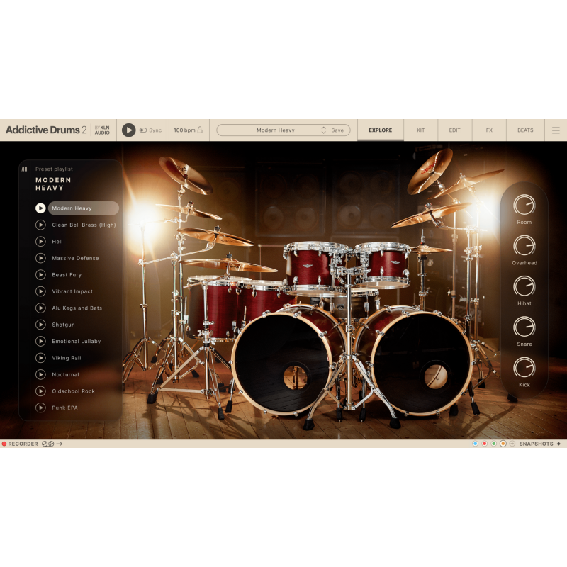 XLN Audio Addictive Drums 2: Metal & Heavy Collection - Wtyczka perkusyjna (do pobrania)