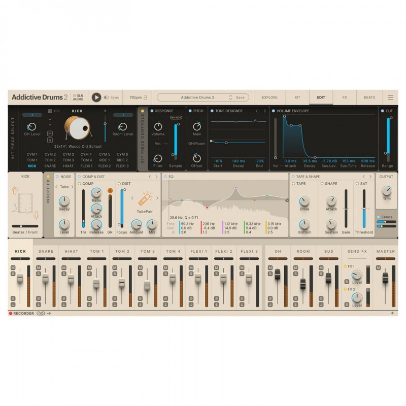 XLN Audio Addictive Drums 2: Custom XL Collection - Zestaw bibliotek VST (do pobrania)