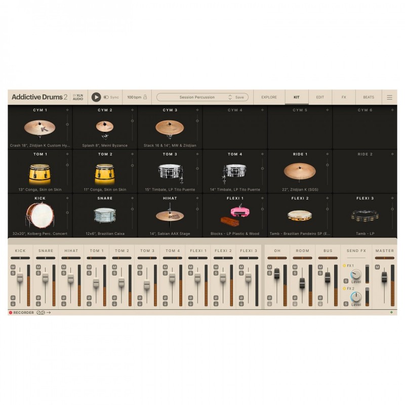 XLN Audio Addictive Drums 2: Percussion Collection - Zestaw wtyczek VST (do pobrania)