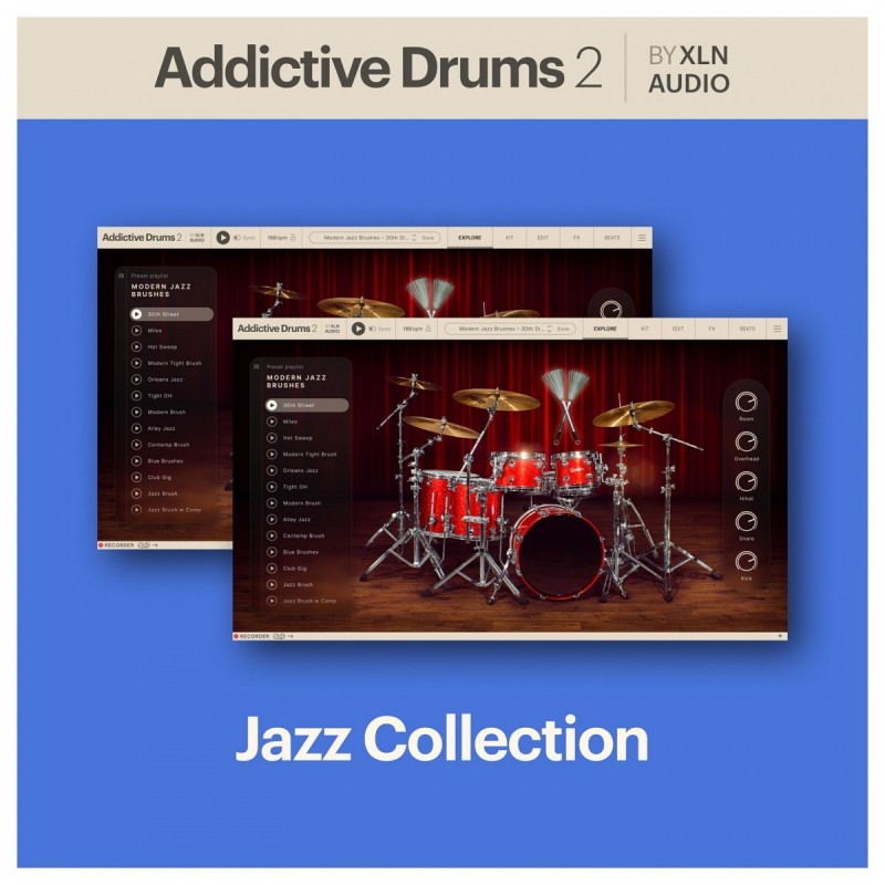 XLN Audio Addictive Drums 2: Jazz Collection - Zestaw wtyczek VST (do pobrania)