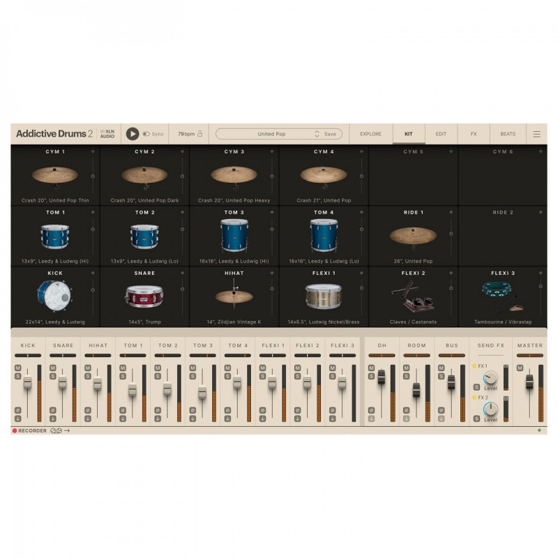 XLN Audio Addictive Drums 2: Pop Collection - Zestaw wtyczek VST (do pobrania)