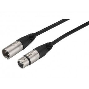 Monacor MECN-100slsSW - Kabel XLR 1m