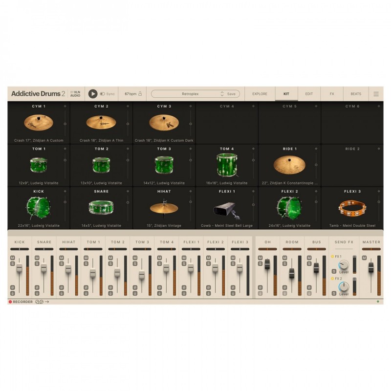 XLN Audio Addictive Drums 2: Classic Rock Collection - Zestaw wtyczek VST (do pobrania)