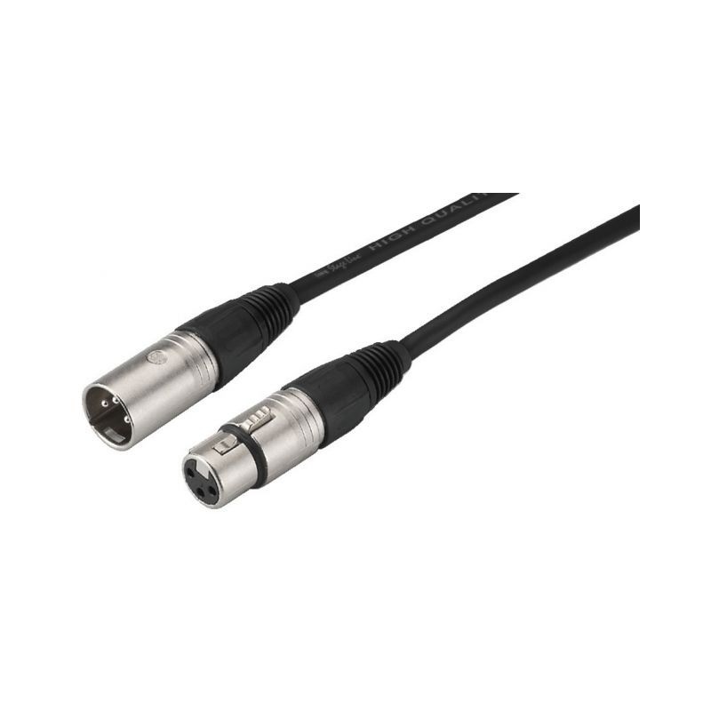 Monacor MECN-200slsSW - Kabel XLR 2m