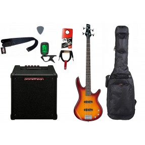Gitara basowa Ibanez GSR180-BS + Wzmacniacz 20W + Kabel + Pokrowiec