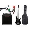 Gitara basowa Ibanez GSR180-BK + Wzmacniacz 20W + Kabel + Pokrowiec